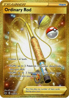 Ordinary Rod Secret Rare - 215/202 - Sword & Shield - Holo - Card Cavern