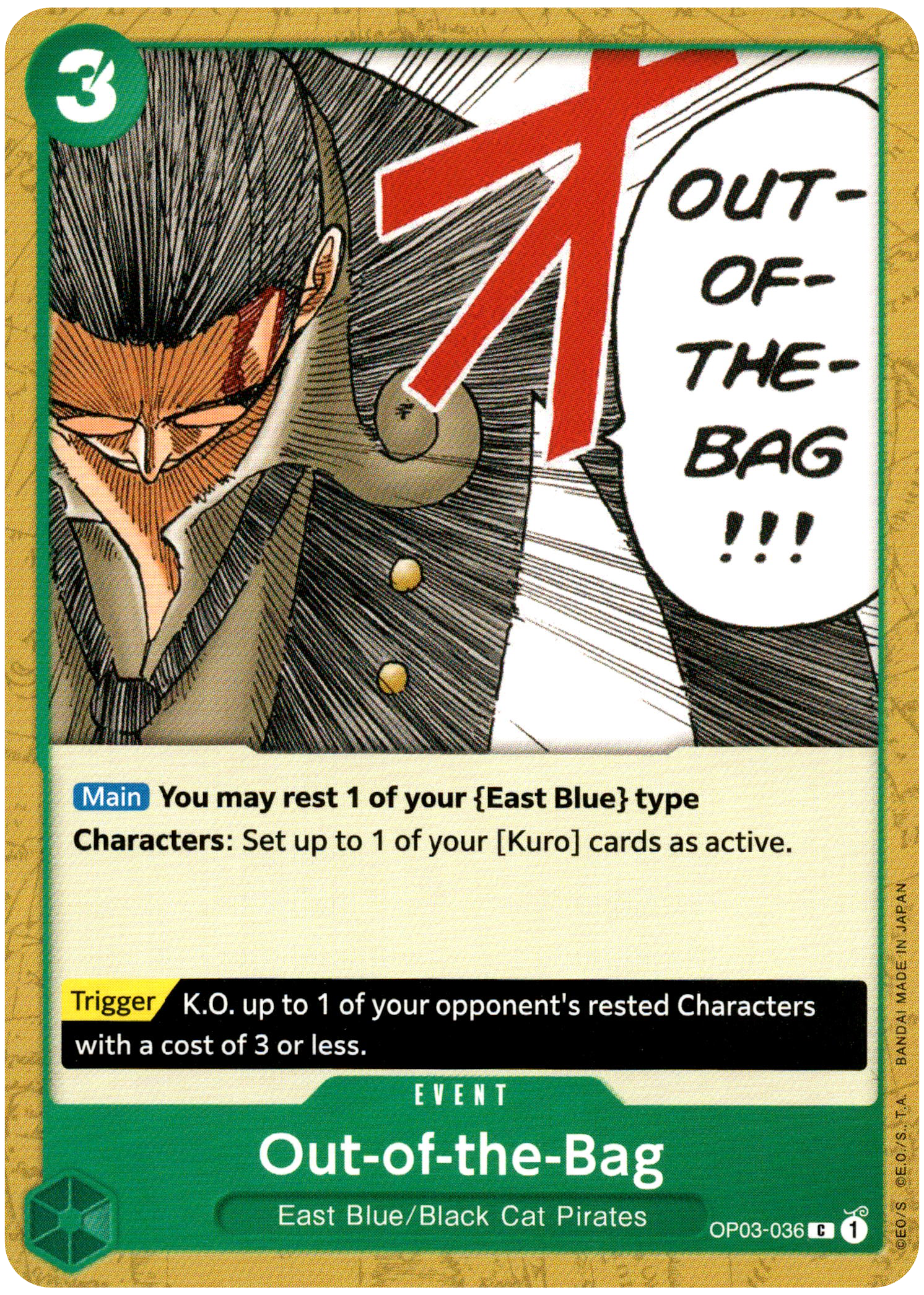 Out-of-the-Bag - OP03-036 C - Pillars of Strength - Card Cavern
