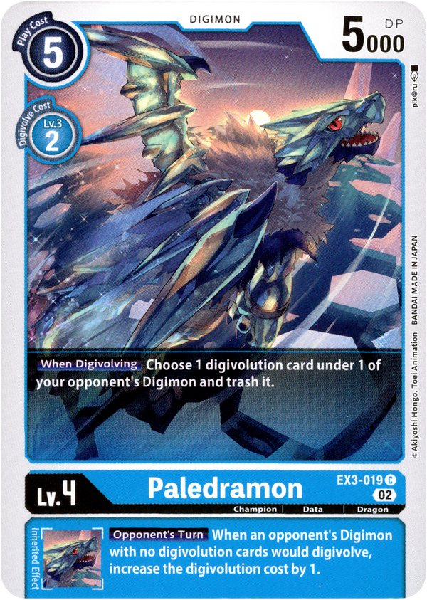 Paledramon - EX3-019 C - Draconic Roar - Card Cavern