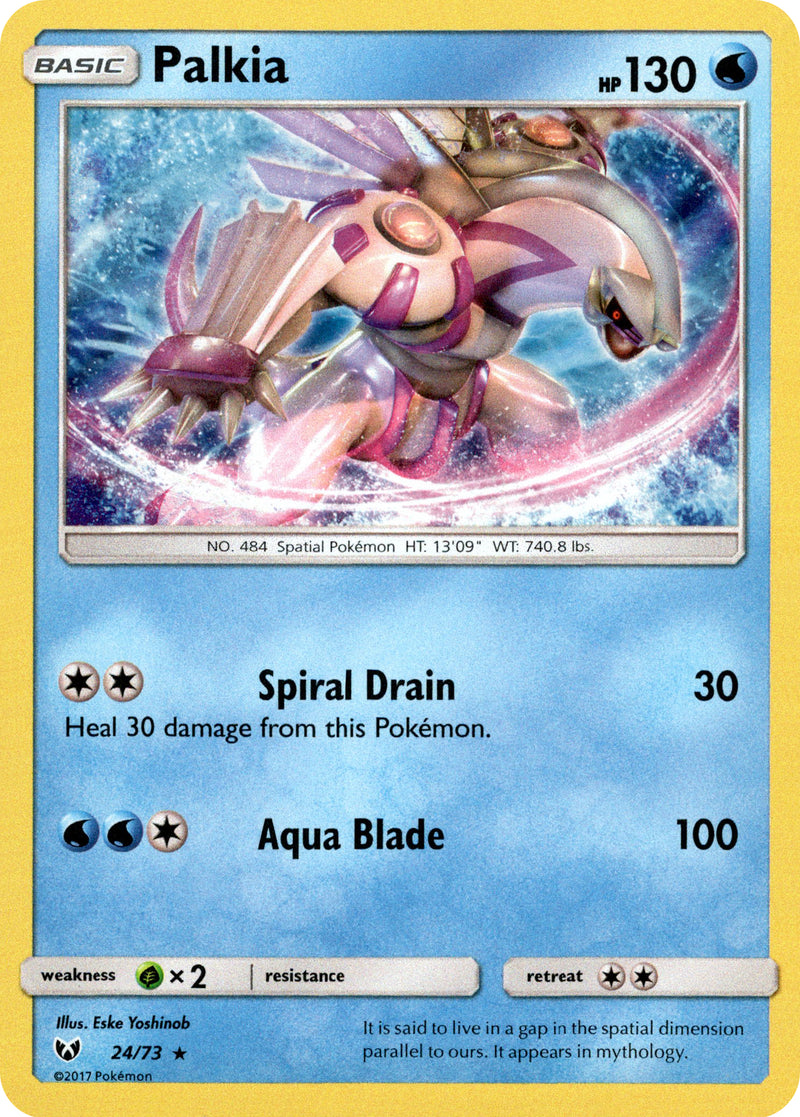 palkia pokemon card price Palkia-EX this Pokemons Overdrive Smash does 80 more damage (before applying Weakness and Resistance). Palkia-GX Ultra Prism (UPR)