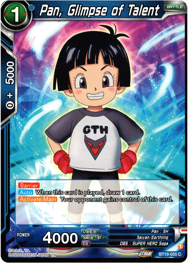 Pan, Glimpse of Talent - BT19-055 - Fighter's Ambition - Card Cavern