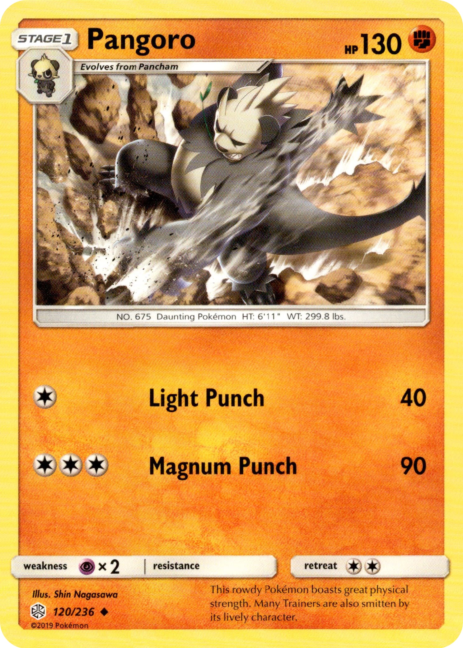 Pangoro - 120/236 - Cosmic Eclipse - Card Cavern