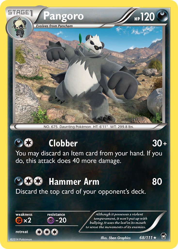 Pangoro - 68/111 - Furious Fists - Card Cavern