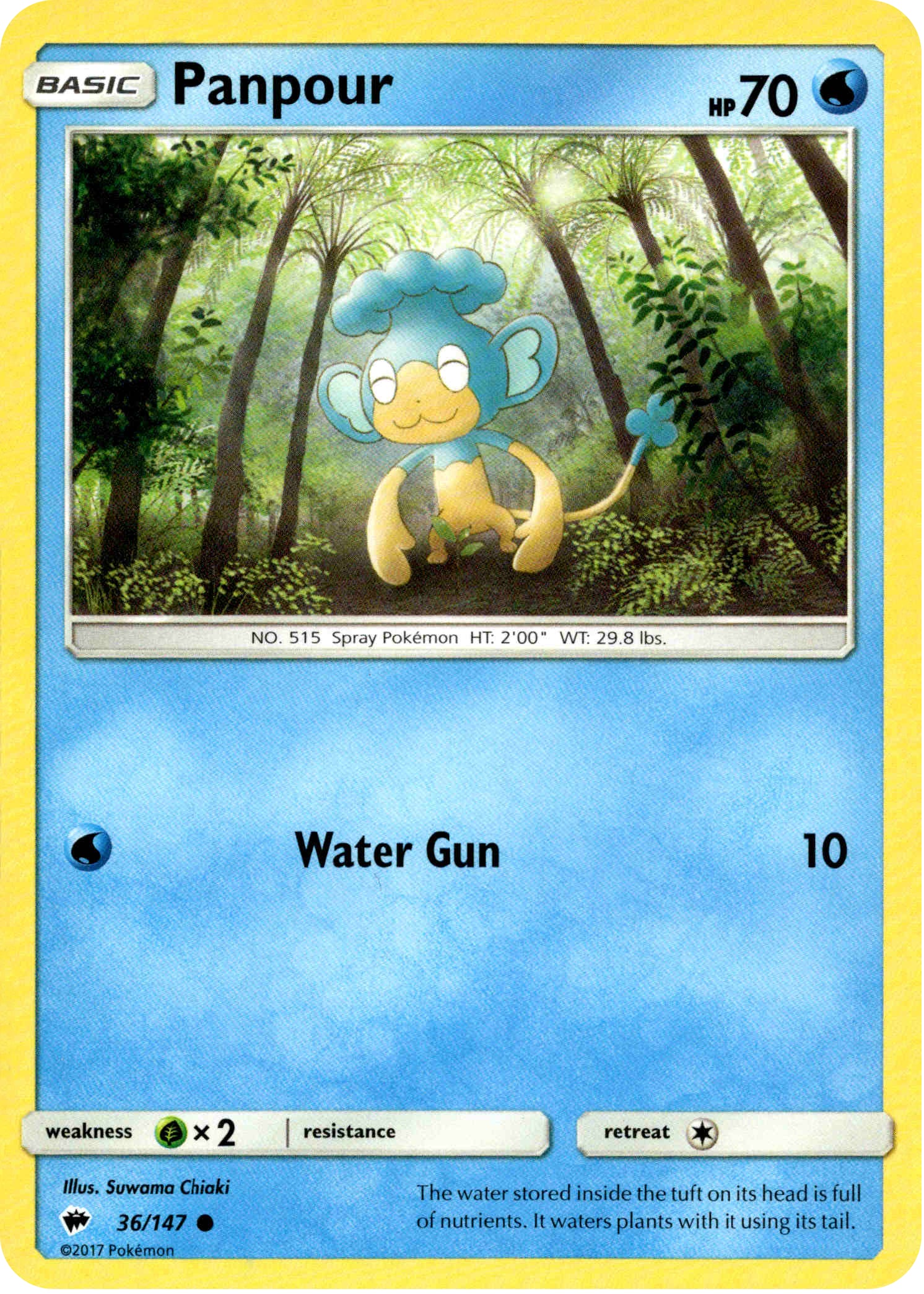 Panpour - 36/147 - Burning Shadows - Card Cavern