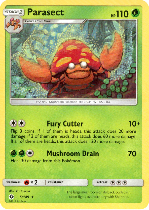 Parasect - 5/149 - Sun and Moon Base - Card Cavern