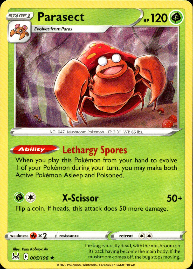 Parasect - 005/196 - Lost Origin - Card Cavern