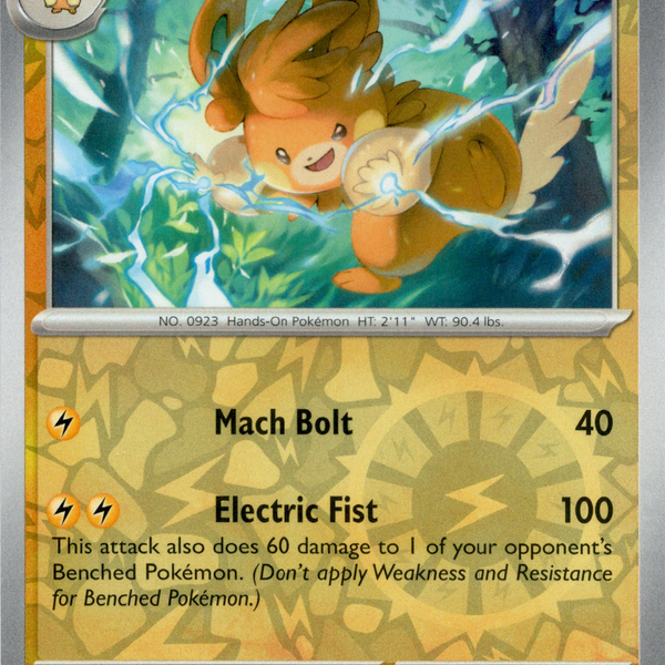 pawmot pokemon card price (Paldean Wonders #121/131, 1-Star Shiny) Placeholder Image Provided Pokemon Pawmot Holo #209 Scarlet