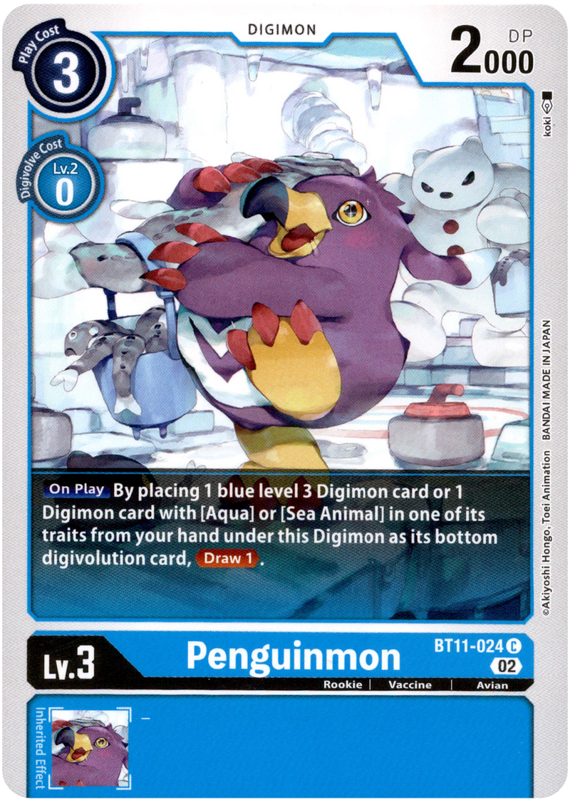 Penguinmon - BT11-024 C - Dimensional Phase - Card Cavern