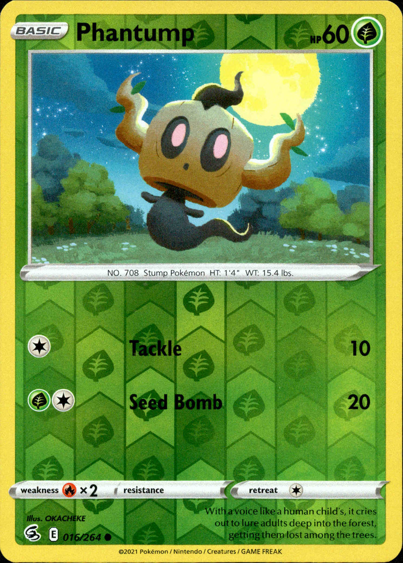 phantump pokemon card Custom Card] Full Art painted : r/pokemon variation to centering Pokemon TCG - XY1 -