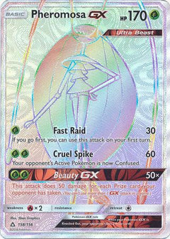 Pheromosa GX Hyper Rare - 158/156 - Ultra Prism - Holo - Card Cavern