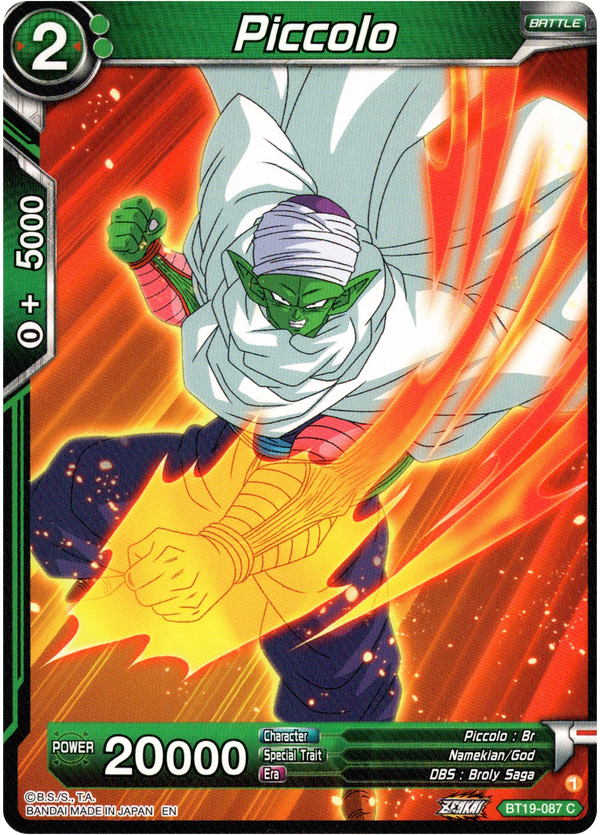 Piccolo - BT19-087 - Fighter's Ambition - Card Cavern