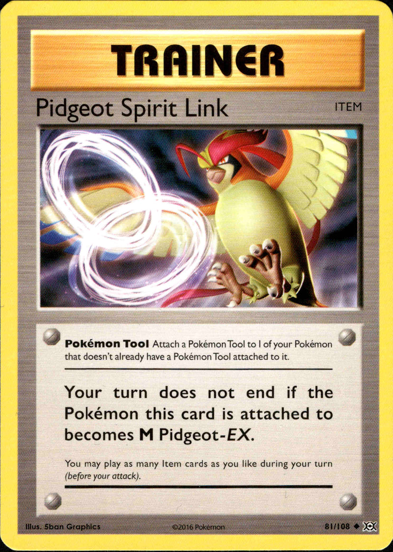 Pidgeot Spirit Link - 81/108 - Evolutions - Card Cavern
