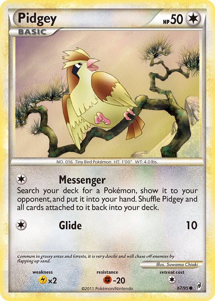 Pidgey - 67/95 - Call of Legends - Card Cavern