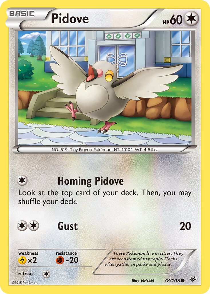 Pidove - 78/108 - Roaring Skies - Card Cavern
