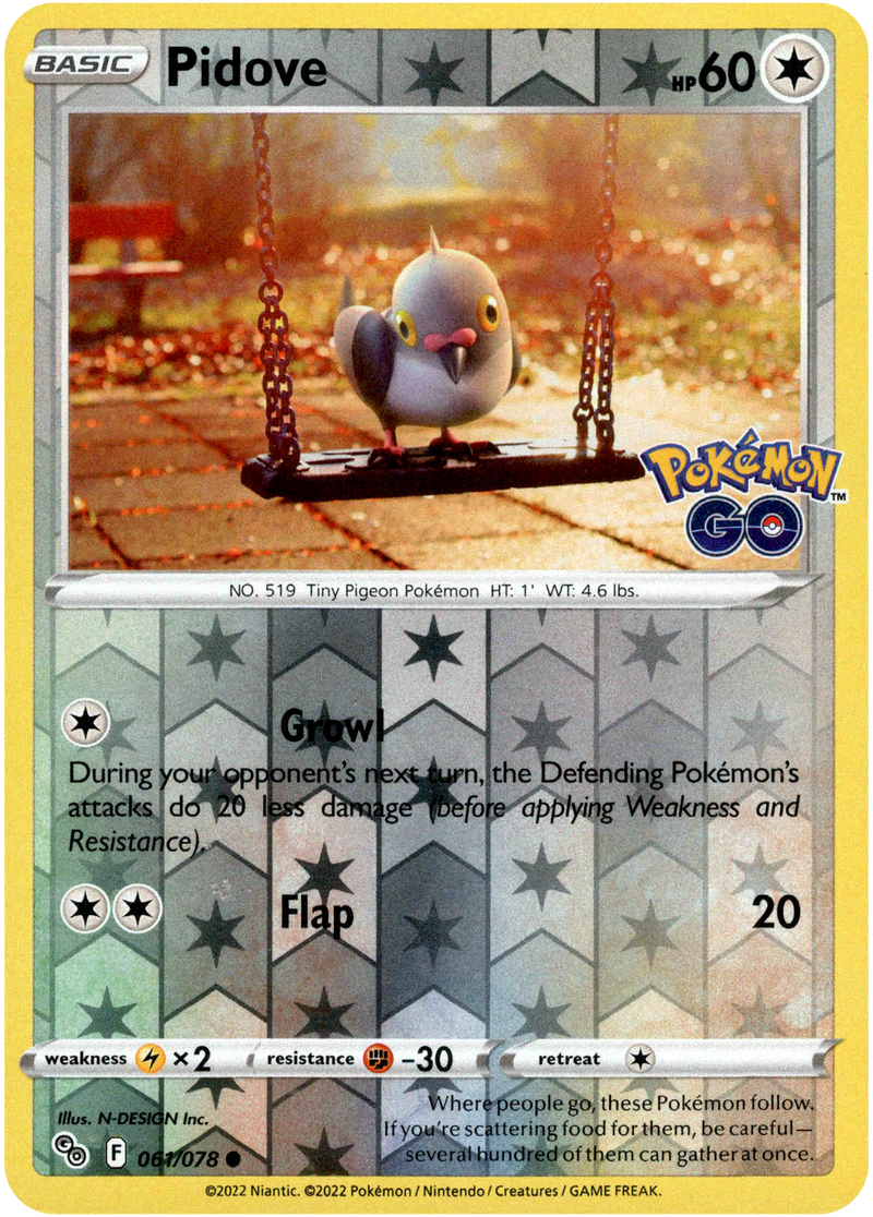 Pidove - 061/078 - Pokemon Go