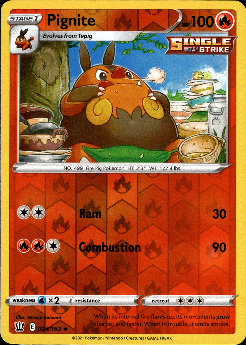 Pignite - 024/163 - Battle Styles - Reverse Holo Card Cavern Trading Cards, LLC Pignite - 024/163 - Battle Styles - Reverse Holo Card Cavern Trading Cards, LLC