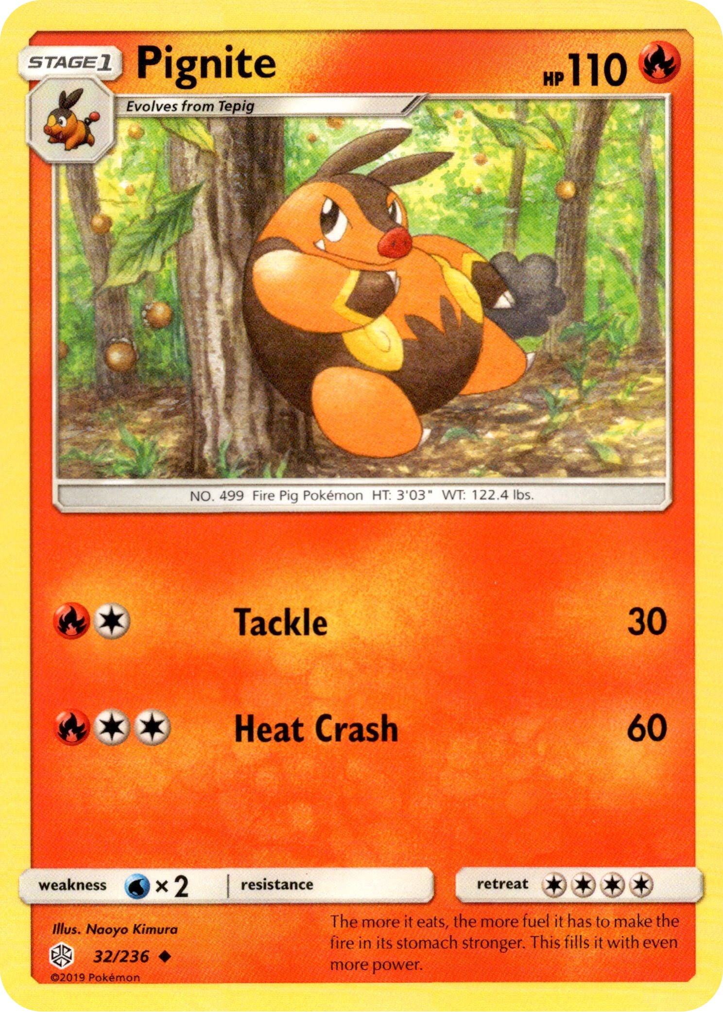 Pignite - 32/236 - Cosmic Eclipse - Card Cavern