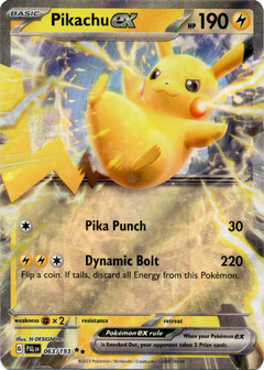 Pikachu ex - 063/193 - Paldea Evolved - Holo - Card Cavern