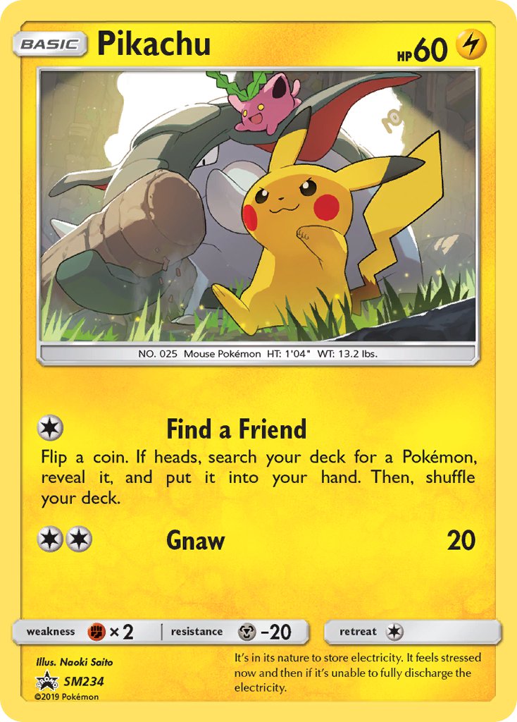 Pikachu - SM234 - Sun & Moon Promo - Card Cavern
