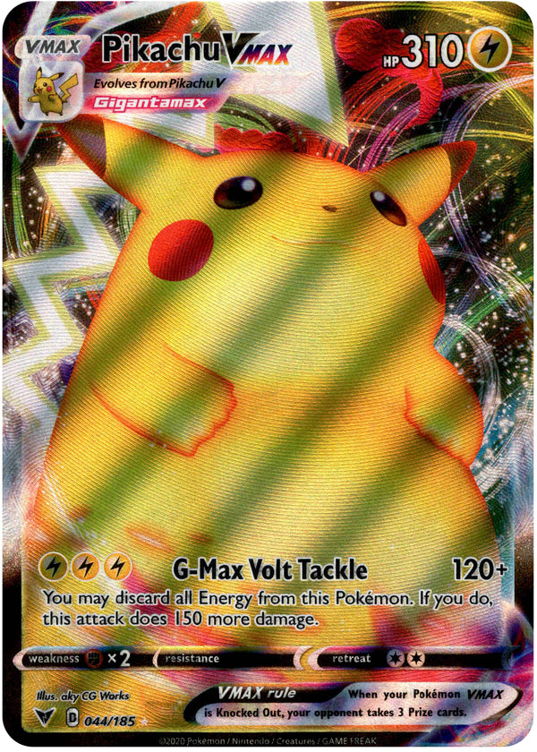 Pikachu VMAX - 044/185 - Vivid Voltage - Card Cavern