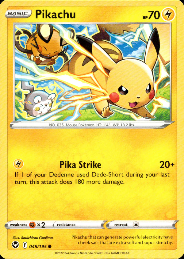 Pikachu - 049/195 - Silver Tempest - Card Cavern