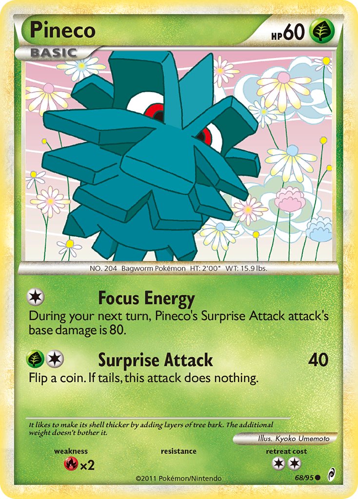 Pineco - 68/95 - Call of Legends - Card Cavern