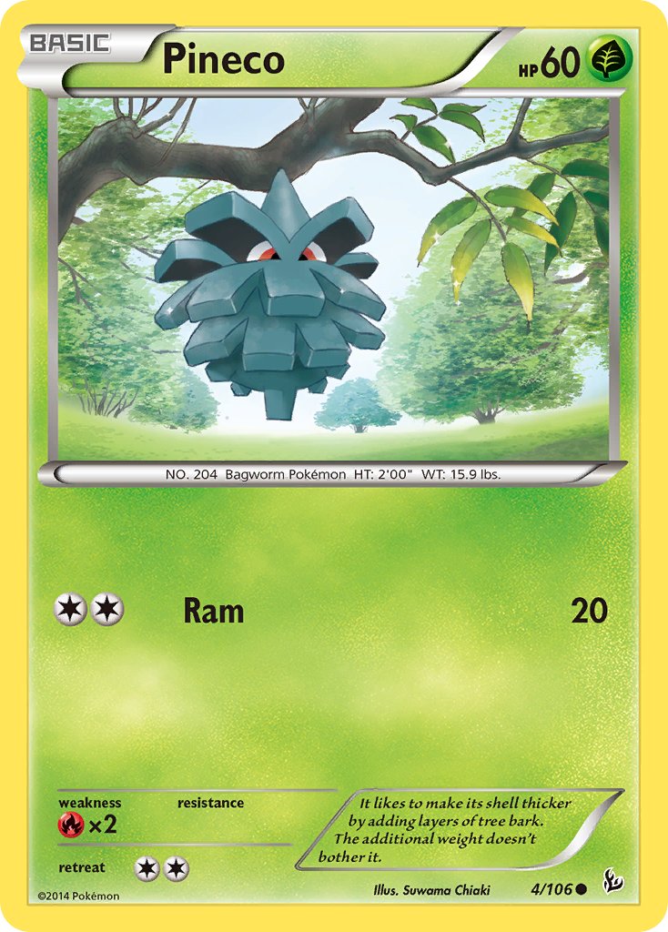 Pineco - 4/106 - Flashfire - Card Cavern