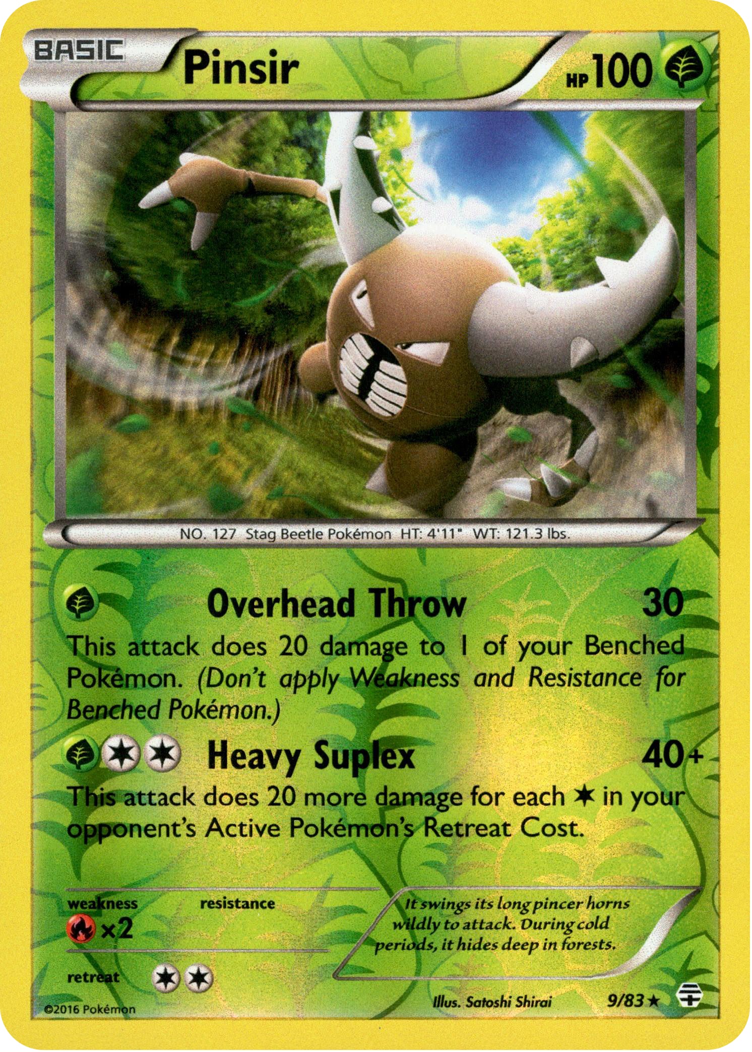 Pinsir - 9/83 - Generations - Reverse Holo - Card Cavern
