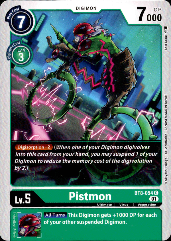 Pistmon - BT8-054 C - New Awakening - Card Cavern