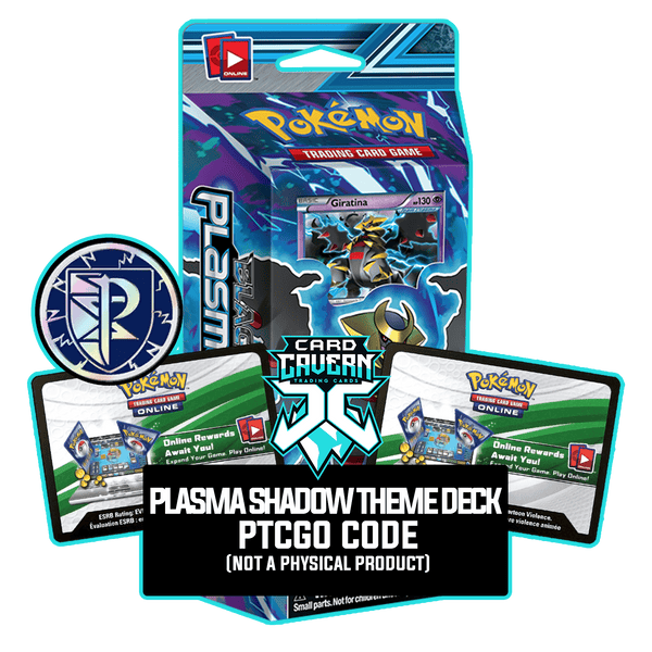 Plasma Shadow Theme Deck - Plasma Storm - PTCGO Code - Card Cavern
