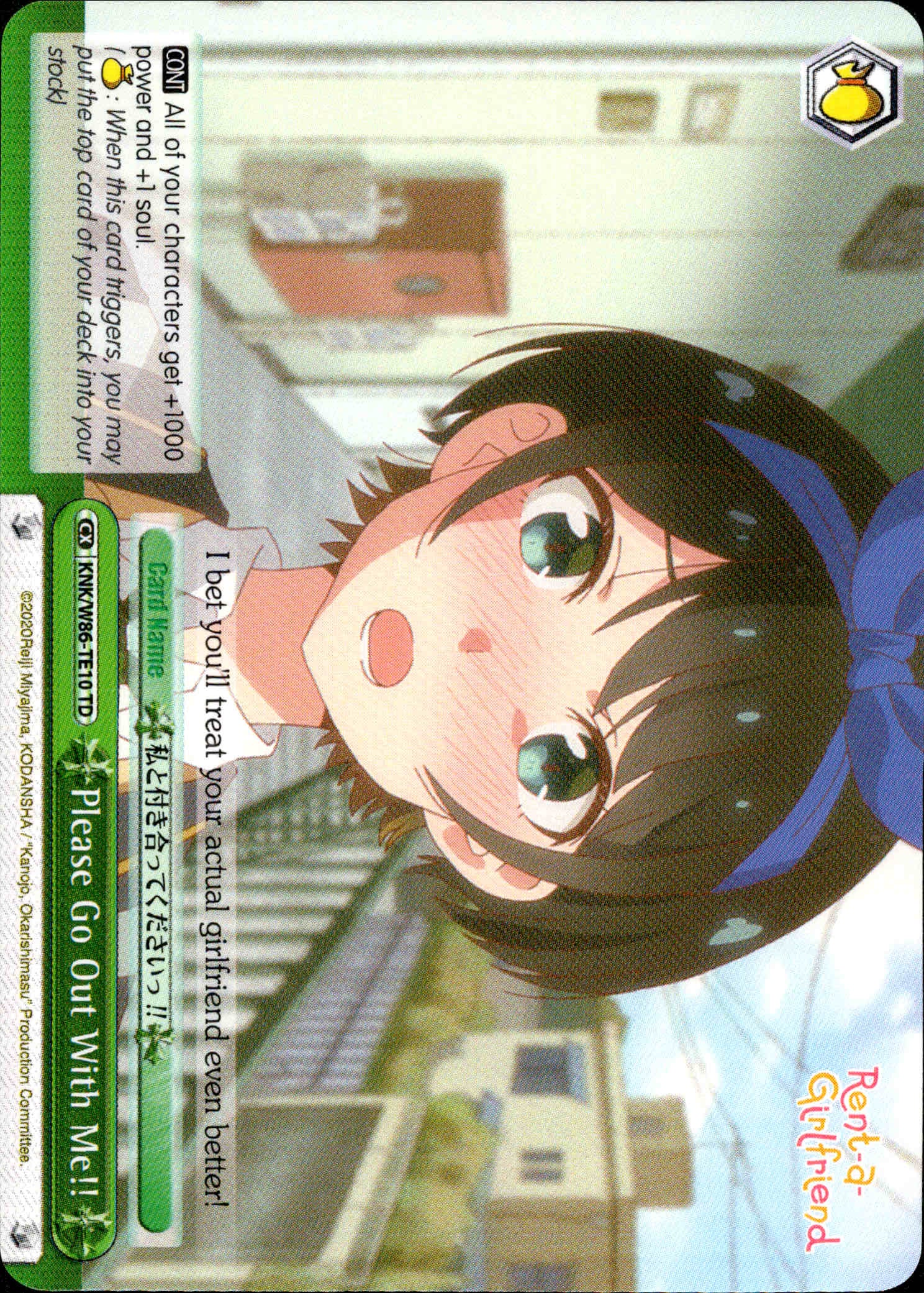 Please Go Out With Me!! - KNK/W86-TE10 - Rent-A-Girlfriend - Card Cavern