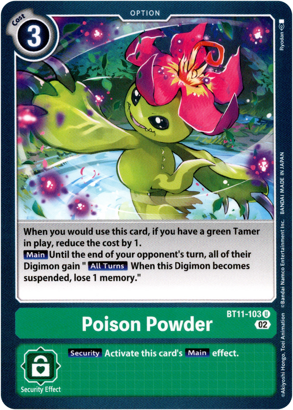 Poison Powder - BT11-103 U - Dimensional Phase - Card Cavern