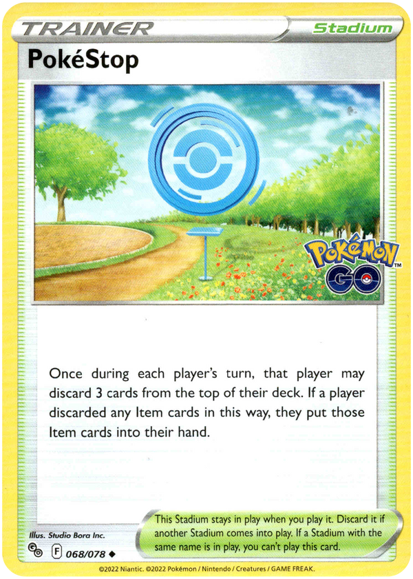 PokeStop - 068/078 - Pokemon Go - Card Cavern