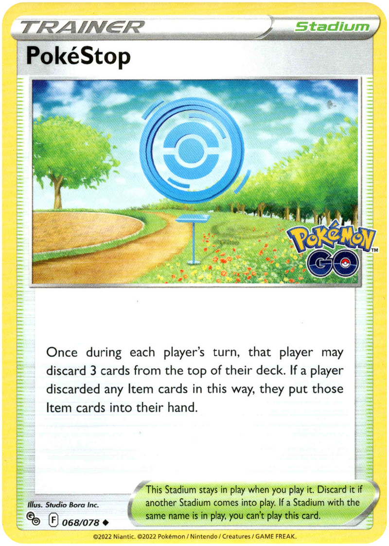 PokeStop - 068/078 - Pokemon Go - Card Cavern