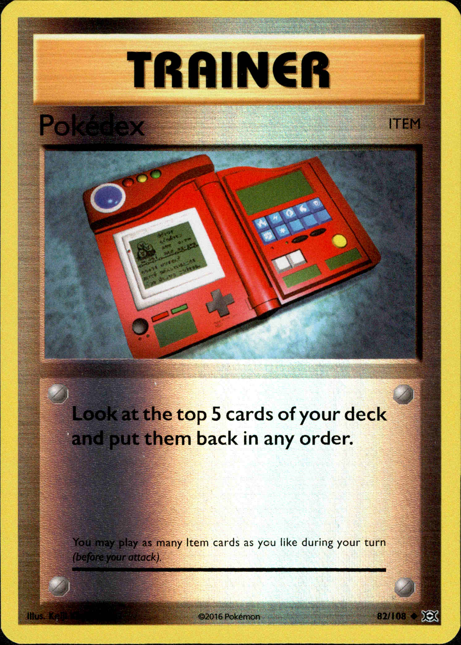 Pokédex - 82/108 - Evolutions - Reverse Holo - Card Cavern