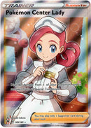 Pokemon Center Lady Full Art - 185/185 - Vivid Voltage