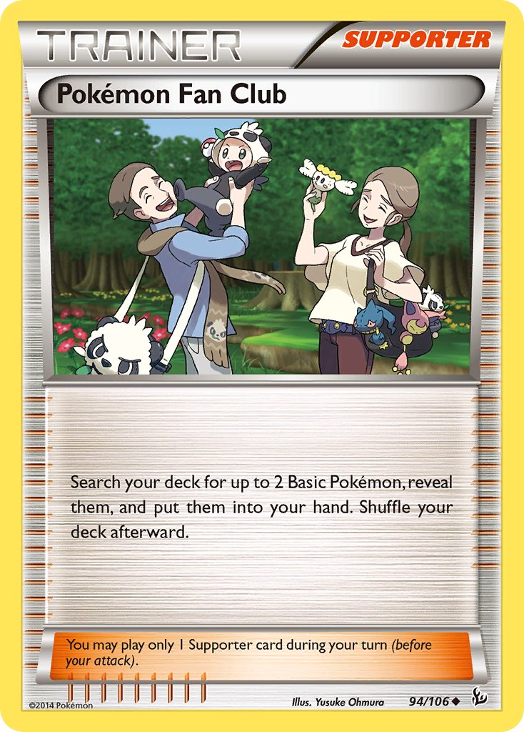 Pokemon Fan Club - 94/106 - Flashfire - Card Cavern