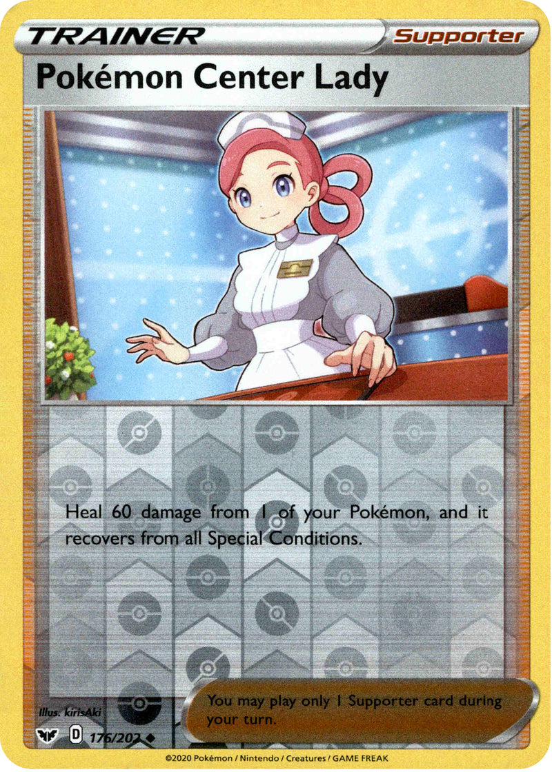 Pokémon Center Lady - 176/202 - Sword & Shield