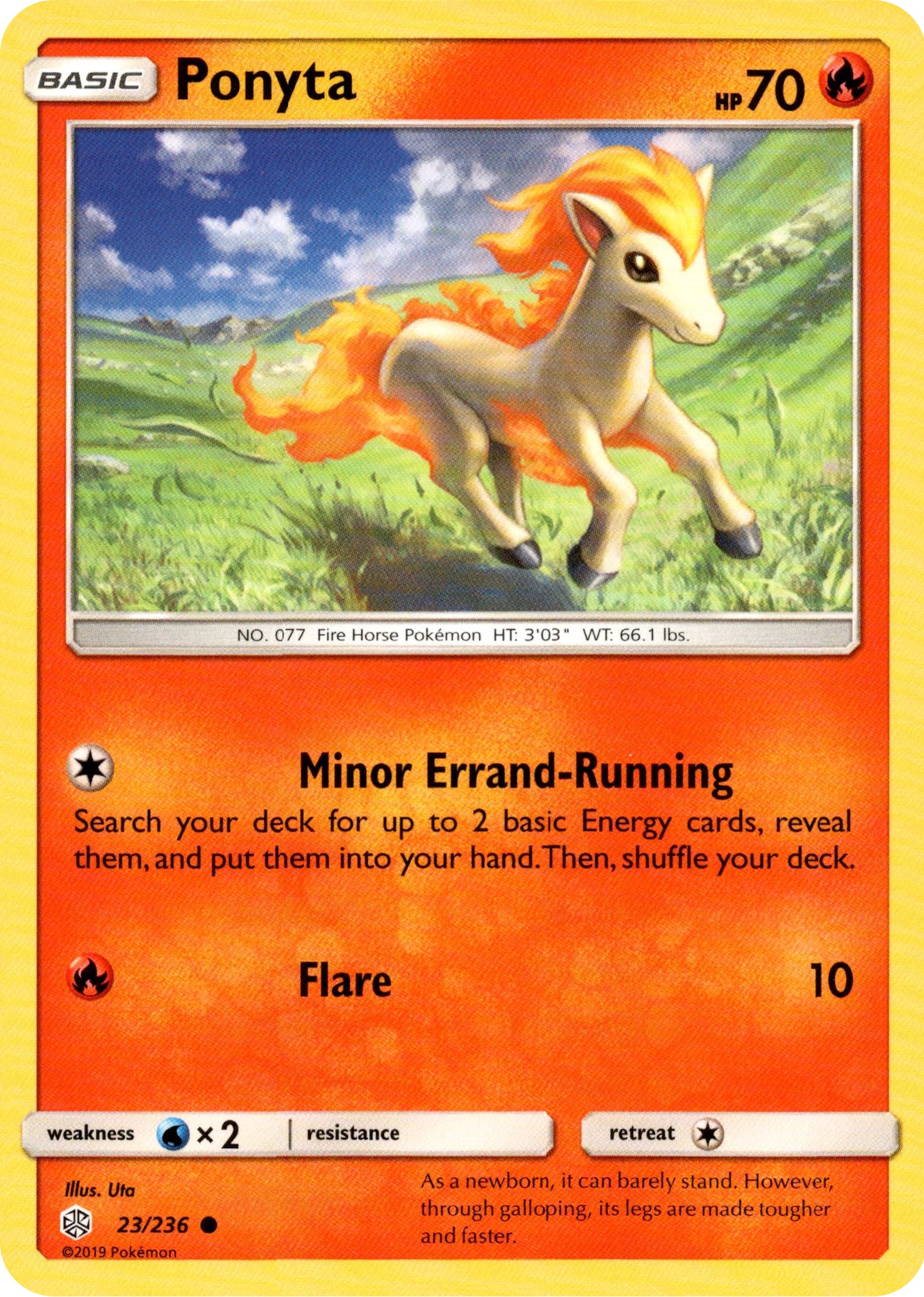 Ponyta - 23/236 - Cosmic Eclipse - Card Cavern