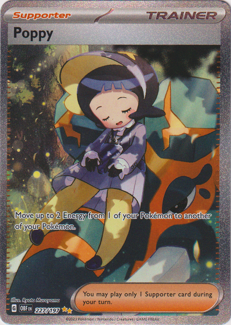 Poppy - 227/197 - Obsidian Flames - Holo - Card Cavern