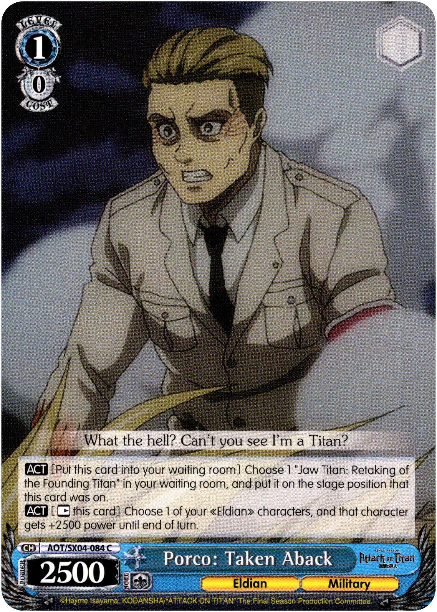 Porco: Taken Aback - AOT/SX04-084 C - Card Cavern