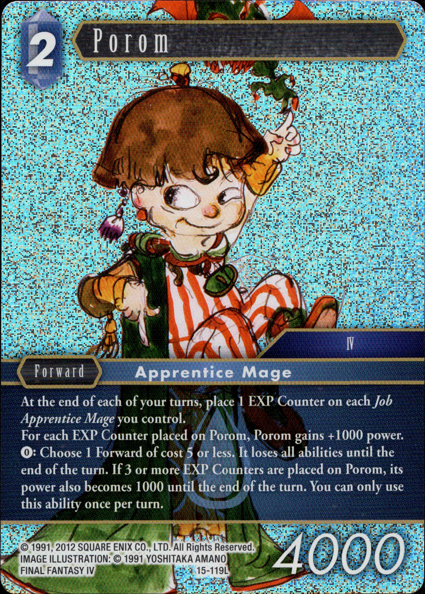 Porom - 15-119L - Crystal Dominion - Foil - Card Cavern