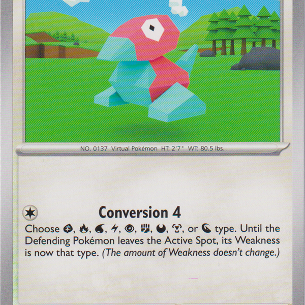 rare porygon card Porygon - 137/165