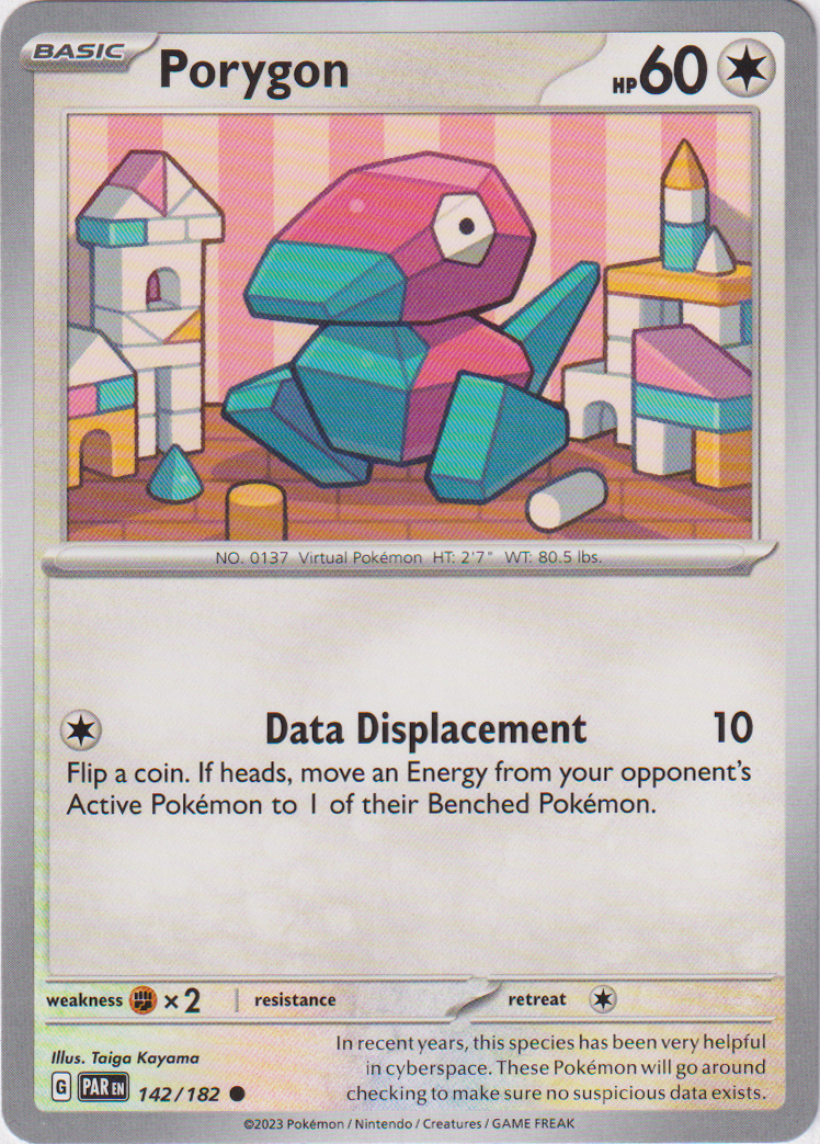Porygon - 142/182 - Paradox Rift - Card Cavern