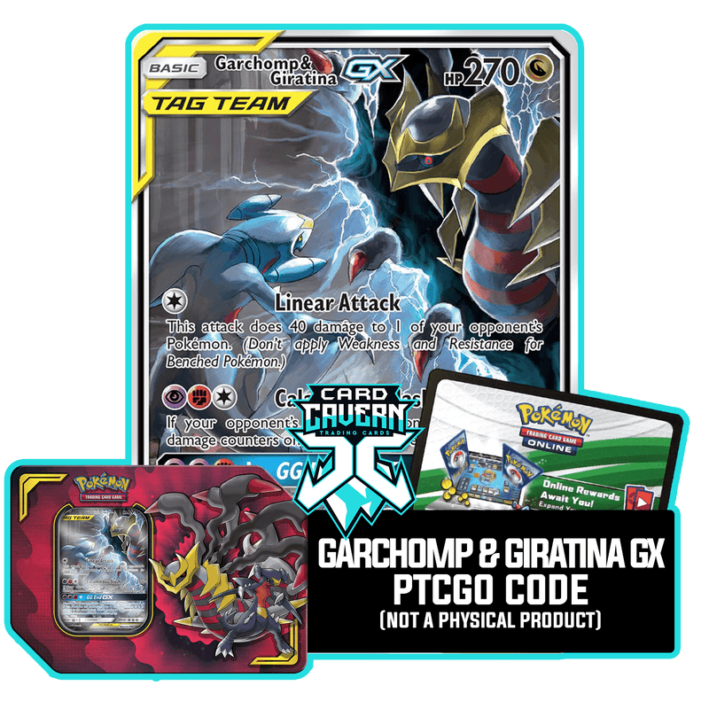 pokemon trading card game power partnership tin Garchomp & Giratina GX SM93