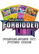 Forbidden Light Prerelease Kit - 1 of 4 promos - PTCGO Code - Card Cavern