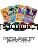 Evolutions Prerelease Kit - 1 of 4 promos - PTCGO Code - Card Cavern