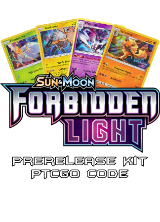 Forbidden Light Prerelease Kit - 1 of 4 promos - PTCGO Code - Card Cavern