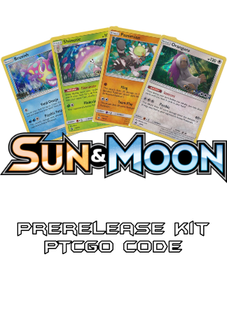 Sun & Moon Prerelease Kit - 1 of 4 promos - PTCGO Code - Card Cavern