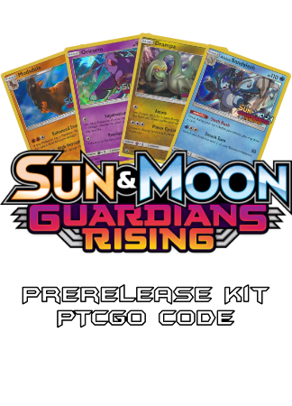 Guardians Rising Prerelease Kit - 1 of 4 promos - PTCGO Code - Card Cavern